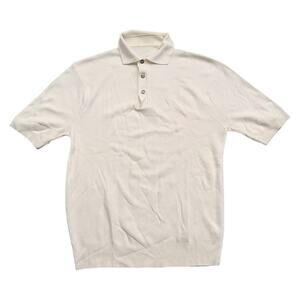 70s Cream Colored Short Sleeve Shirt